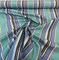 1 Yard Stripe Dolce Oasis Blue Teal Outdoor Performance Upholstery Fabric 54 Inch Width
